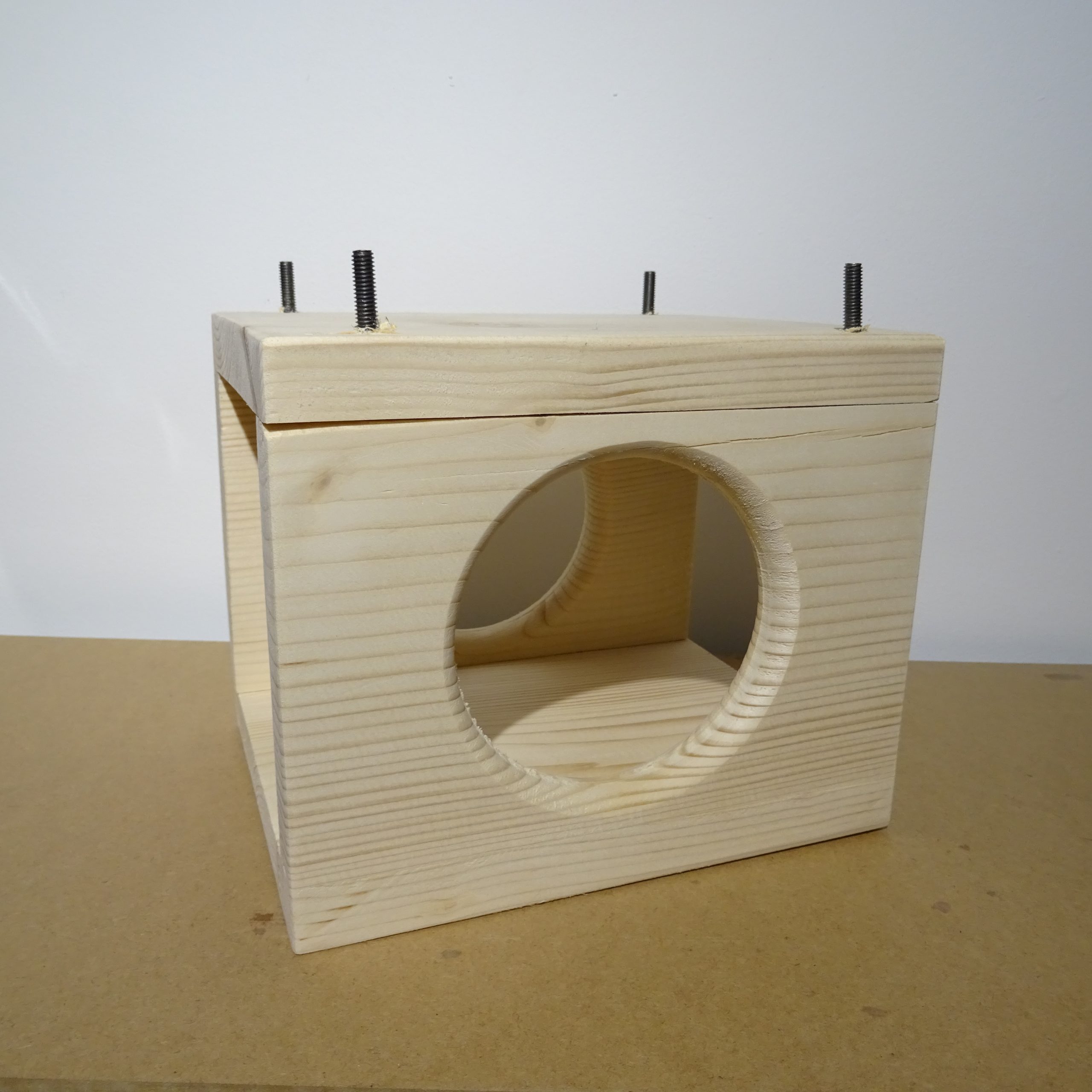 Wooden Play Box With 10cm Windows (CLEARANCE)