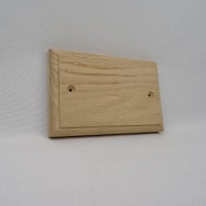 oak blank plaque 6" x 4"