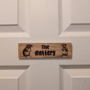 The Rattery Oak Door Plaque