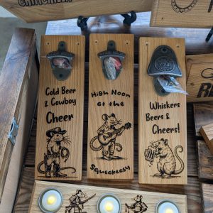 Wall Mounted Bottle Openers - Rat Designs