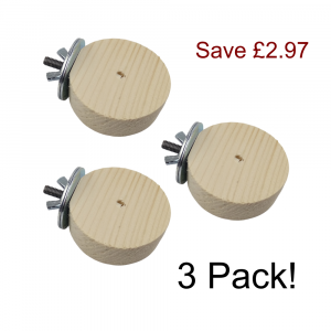 Pine Round Wooden Ledge (3 Pack)