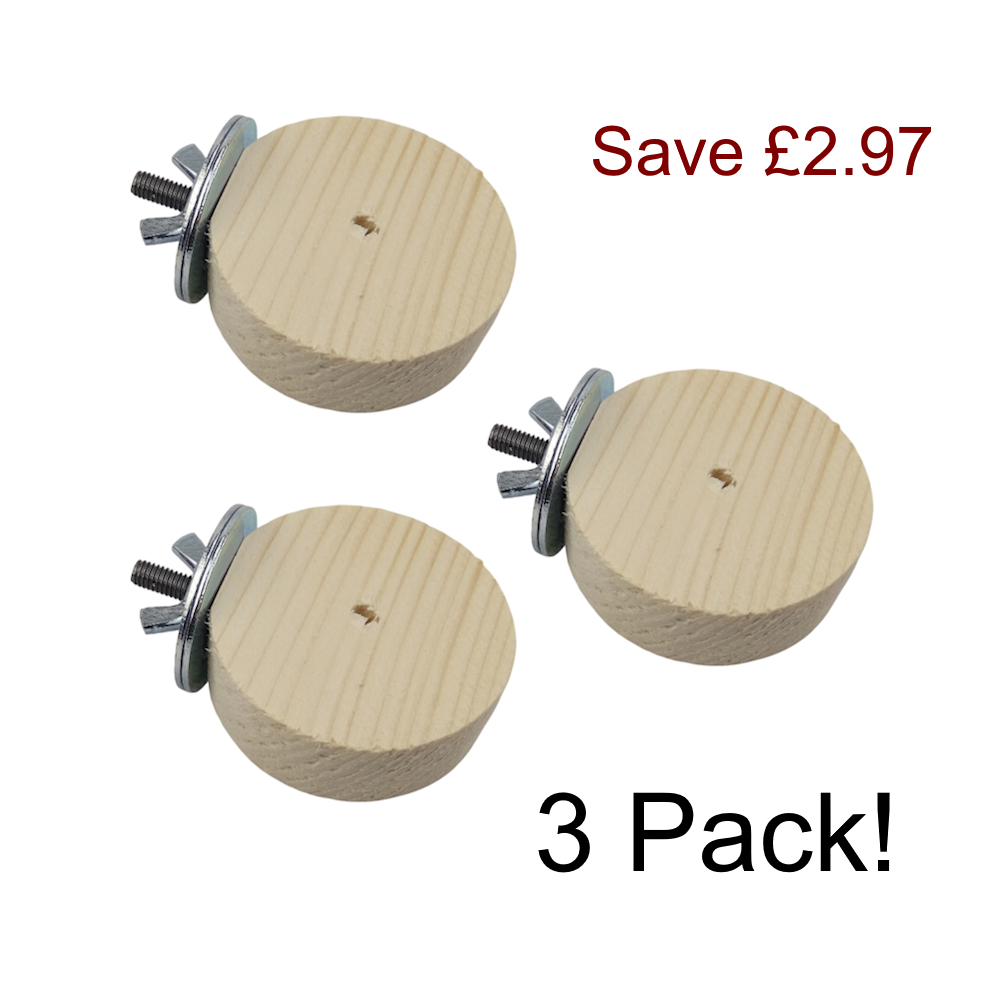Pine Round Wooden Ledge (3 Pack)